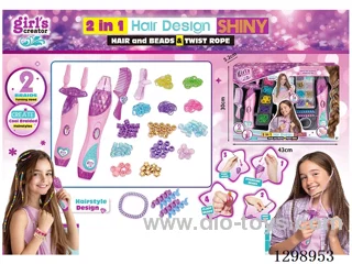 Electric Hair and Bead Weaving 2-in-1 Set