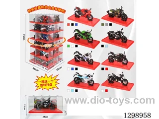 1: 12 free wheel alloy Warrior Eagle motorcycle