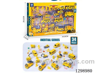 pull back Engineering Vehicle Set