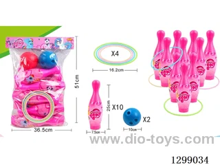 My Little Pony Bowling Set with Rings (2-in-1 Set)