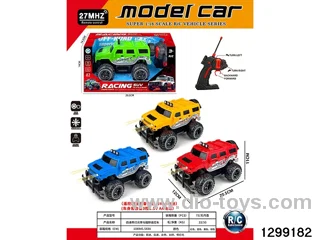 4-channel LED light off-road Hummer remote control car