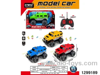 4-channel LED light off-road Hummer remote control car