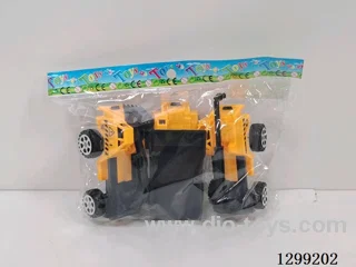 3PCS pull back engineering vehicles (3 mixed)