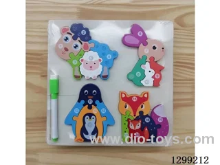 3D Wooden animal toys