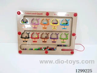 Wooden magnetic classification ice cream