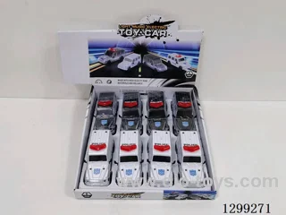 Inertia police car (with light /music 8PCS)