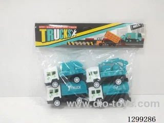 4 Pull back sanitation vehicles