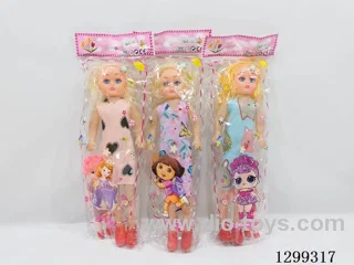 18 inch doll 3 mixed