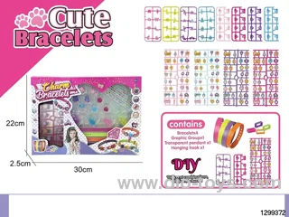 DIY Beaded Animal Bracelet & Watch Strap Set with Pendant