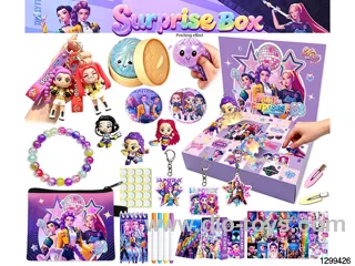 Hunt Demon Girls Blind Box Surprise DIY Set with Jewelry Charms & Squishy Bun