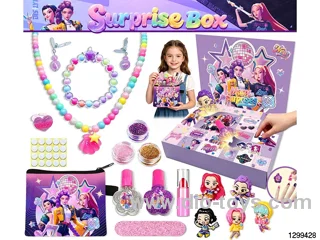 Hunt Demon Girls Blind Box Surprise DIY Nail & Necklace Jewelry Set