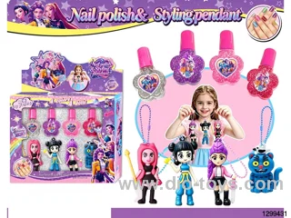 Hunt Demon Girls Kids Nail Polish DIY Set with Figure & Charm