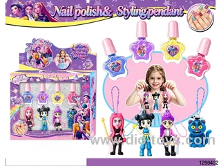 Hunt Demon Girls Kids Nail Polish DIY Nail Set with Figure Charm