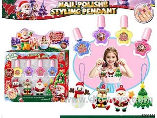 Christmas Snowman Nail Polish DIY Nail Set with Xmas Figure Charm