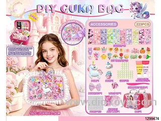 223PCS Unicorn DIY Cream Glue Handbag Making Se