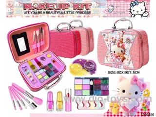 DIY KT Cat Cosmetic Bag & Nail Art Set