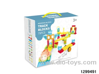 Hedgehog Track Building Blocks 75 pcs