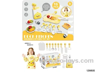 Duck Kitchen Kids Pretend Play Cutting Fruit Set (16PCS)