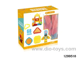 Hedgehog Geometric Building Blocks - 68 pieces