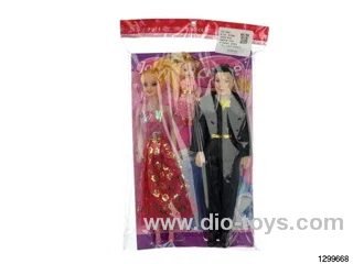 11-inch slim figure fashion Barbie doll with three pockets for carrying things