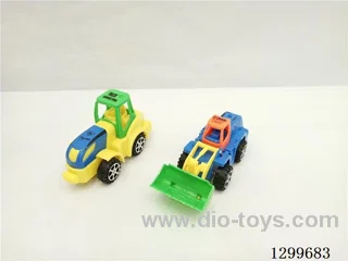 free wheel Construction Vehicle-Blue