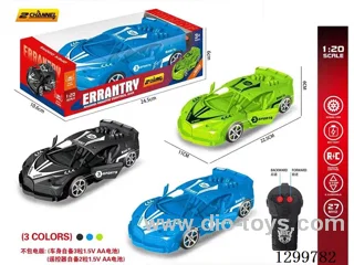 2ch RC Skeleton Car with Opening Doors not included battery 3 colors