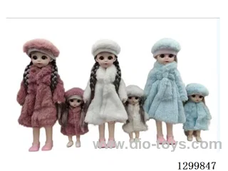 12-inch (30 cm) 13-Joint doll set 4 colors