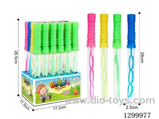 Spiral-Handle Bubble Wands 24PCS(26 cm, 4-Colors)