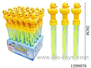 Little Yellow Duck Bubble Wands 24PCS(26 cm, Yellow)