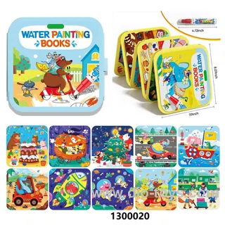 Magic Water Book Reveal Coloring Books  in color box