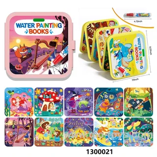 Magic Water Book Reveal Coloring Books  in color box