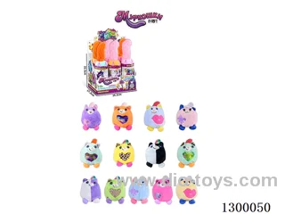 Russian-Language Straight-Tube Plush Toys—Cats (6PCS)