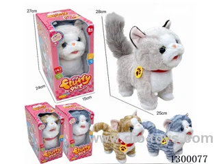 Plush Electric Walking Cat