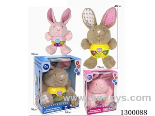 Plush Rabbit Early Learning Story Machine (Russian)