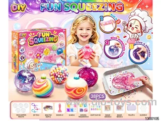 DIY Kids' Ice Hockey Slime Self-Molding Relaxation Kit - Soft Ball Set