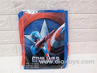 Captain America clothing set (three sizes mixed) (S.M.L)