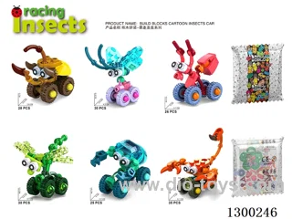 Rampaging Insect Cars II - Single-Variety Set (6 boxes per set / 1 box of each of the 6 varieties)
