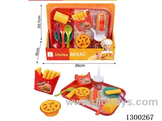 French Fries and Egg Tarts Pretend Play Set