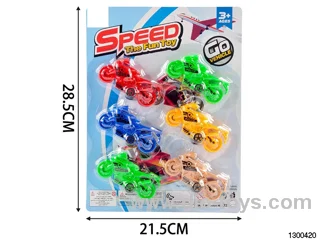 Skidding motorcycles (6 units)