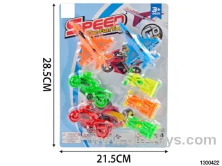 Skidding aircraft motorcycles and formula cars (6 units)