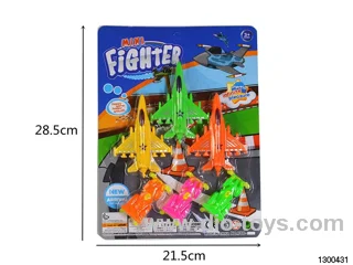 3 gliding aircraft + 3 gliding cars