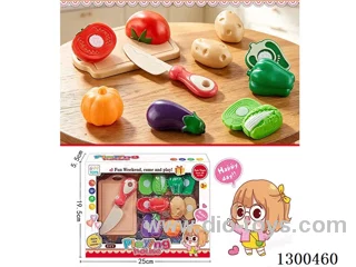 Pretend Play vegetable cutting set