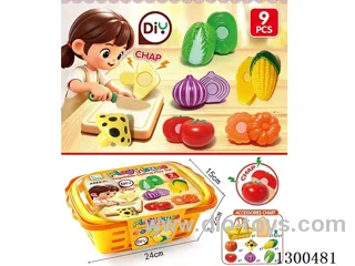 Pretend Play Vegetable Cutting Set