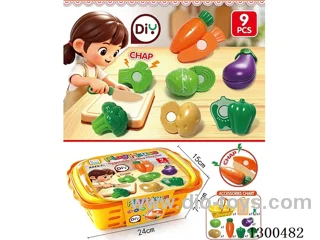 Pretend Play Vegetable Cutting Set