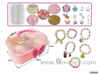 DIY String Beading Bracelet Set