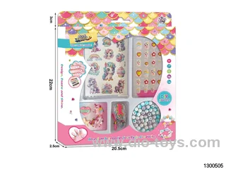 Armor Wearable + Glitter Tattoo Stickers + Nail File + Beading + Ring + Elegant Hairpin