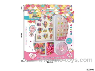 Armor Wearable + Glitter Tattoo Stickers + Nail File + Beading + Earrings + Elegant Hairpin