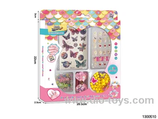 Armor Wearable + Glitter Tattoo Stickers + Nail File + Beading + String Beading + Stickers + Hairpin