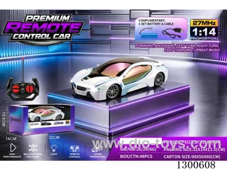 1:14 4ch RC Car BMW i8, White (battery included)