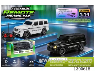 1:14 4ch RC Car Mercedes-Benz G-Class (Black, White) – Battery Included